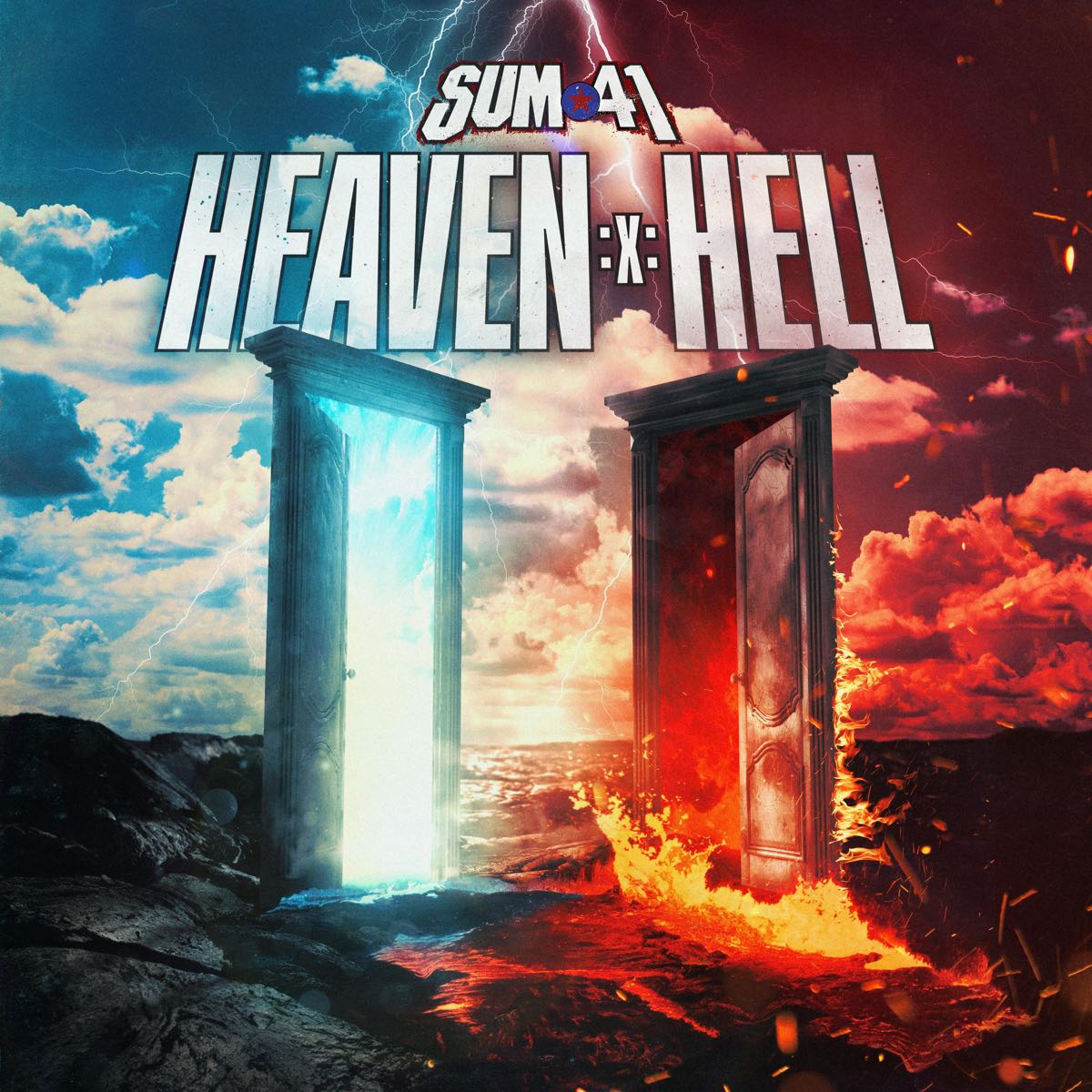 Sum 41 - Heaven :x: Hell (2024) скачать - Зарубежные рок альбомы